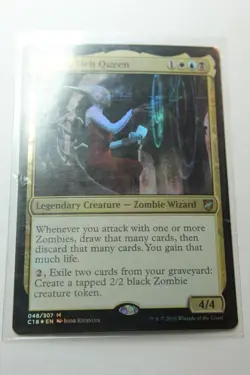 MTG Varina Lich Queen x1-Foil -Commander 2018-Lightly Played - Image 1