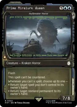 Prime Mirelurk Queen (Hullbreaker Horror) - SHOWCASE NM (MTG Fallout 344) - Image 1