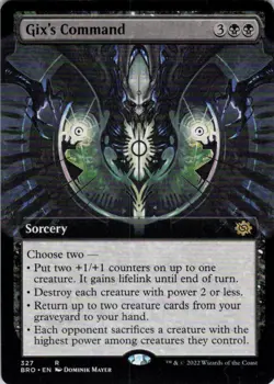 Gix's Command Extended Art - The Brothers' War - 327 NM - Image 1