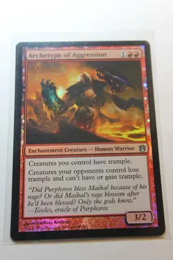 MTG Archetype of Aggression x1- -Born of the Gods-Lightly Played - Image 1