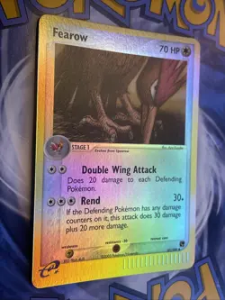 Pokemon Card Fearow 37/100 Reverse Holo Foil EX Sandstorm - LP - Image 3