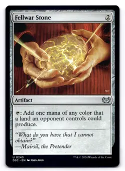 Fellwar Stone NM Commander: Duskmourn: House of Horror 245 MTG Regular - Image 1