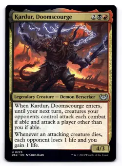 Kardur, Doomscourge NM Commander: Duskmourn: House of Horror 223 MTG Regular - Image 1