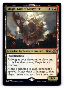 Mogis, God of Slaughter NM Commander: Duskmourn: House of Horror 89 MTG Regular - Image 1