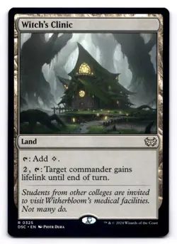 Witch's Clinic NM Commander: Duskmourn: House of Horror 325 MTG Regular - Image 1