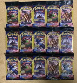 Pokemon Sword And Shield Booster Packs (15) 3 Cards Per Pack - Image 1