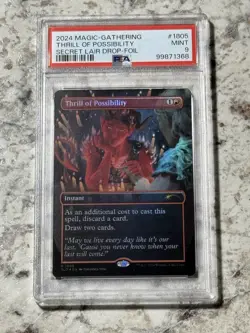 Thrill of Possibility FOIL SLD #1805 PSA 9 (MTG Secret Lair Drop 2024) - Image 1