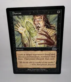 MTG *Duress Near Mint Unplayed Urza's Saga Regular SellbyCyn - Image 1