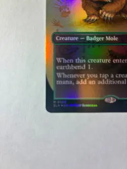 Badgermole Cub Borderless Foil NM MTG Avatar The Last Airbender Mythic - Image 4