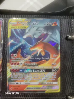 Pokemon TCG Reshiram & Charizard GX Tag Team Sun & Moon Promo - Image 1