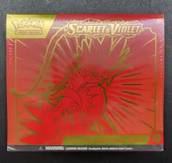 Pokemon TGC Scarlet and Violet Elite Trainer Box ETB Koraidon NEW FACTORY SEALED - Image 1