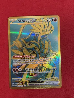 Pokemon Koraidon TCG Scarlet & Violet Paldean Fates Hyper Rare Card 245/091 - Image 1