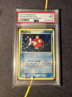 Pokemon EX Team Rocket Returns Magikarp #65 Reverse Holo PSA 9 - Image 1