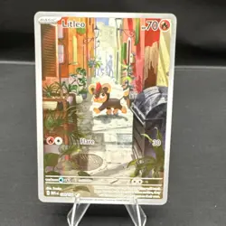 Pokemon Litleo Me01: Mega Evolution Illustration Rare Holo 139/132 Basic 70 HP - Image 1