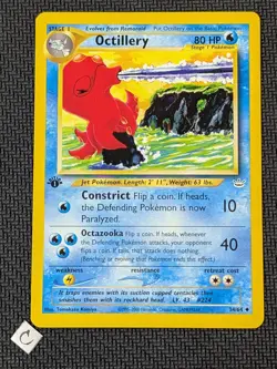 Octillery 34/64 - Neo Revelation 1st Edition Pokemon TCG NM - Image 1