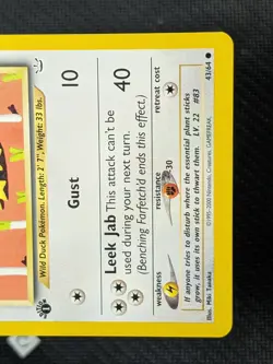 Farfetch'd 43/64 - Neo Revelation 1st Edition Pokemon TCG NM - Image 5