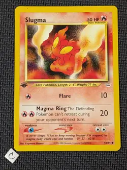 Slugma 53/64 - Neo Revelation 1st Edition Pokemon TCG NM - Image 1