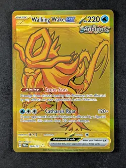 2025 Pokemon WALKING WAKE EX #178/131 Prismatic Evolutions Hyper Rare ENG - Image 1