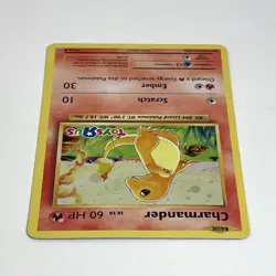 Pokemon TCG Charmander Toys R Us Promo 009/108 Holo Swirl LP - Image 5