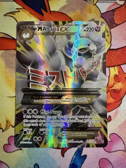 M Altaria EX 121/124 Fates Collide Full Art Pokemon TCG Card Mega VERY CLEAN - Image 1