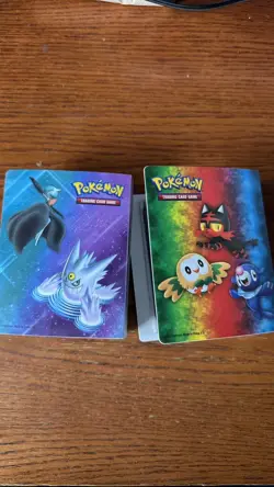 Lot of 2 Pokemon Mini Binders 2016 Sun & Moon Empty Card Albums Solgaleo Lunala - Image 2