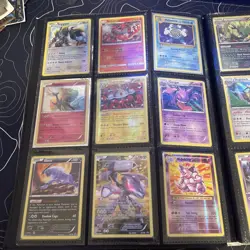 47Rare Holo & Shiny Pokemon Cards,3 Trainer Ex Cards & 7Break Ex Cards & Folder - Image 3