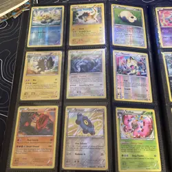 47Rare Holo & Shiny Pokemon Cards,3 Trainer Ex Cards & 7Break Ex Cards & Folder - Image 5