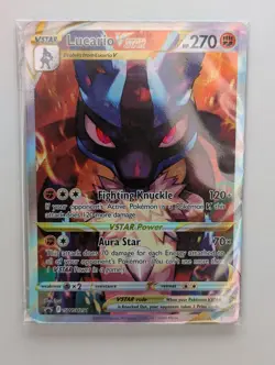 Lucario VSTAR - SWSH291 - Pokemon Sword & Shield Promo SEALED Ultra Rare Card NM - Image 1