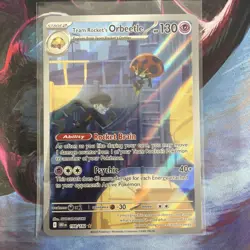 Pokemon TCG Team Rocket's Orbeetle 198/182 Sv10 Destined Rivals Illustration NM - Image 1