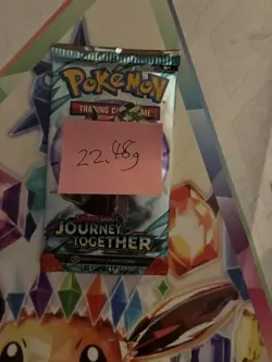Heavy! Over 22.48 Gram Pokemon Journey Together Booster Pack Sealed - Image 2
