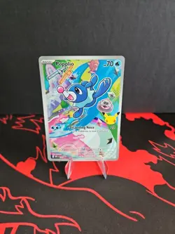 Popplio MEP 045 First Partner Illustration Rare Pokemon TCG 30th Anniversary - Image 1