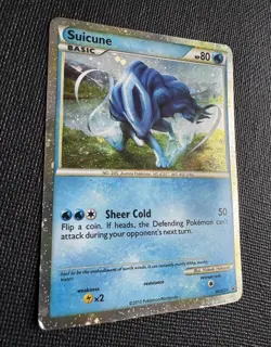 Pokemon Suicune HGSS21 Black Star Promo Cosmos Holo HGSS - Image 2
