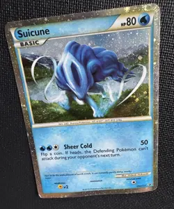 Pokemon Suicune HGSS21 Black Star Promo Cosmos Holo HGSS - Image 3