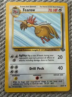 FEAROW 36/64 UC JUNGLE POKEMON NM/M - Image 1