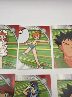 Topps Pokemon Blue Logo Trainer Lot Of 8 (LP) Brock Misty Todd Joy Non Holo - Image 3
