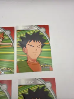 Topps Pokemon Blue Logo Trainer Lot Of 8 (LP) Brock Misty Todd Joy Non Holo - Image 4