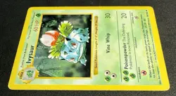 Ivysaur 30/102 Uncommon Shadowless Base Set Vintage 1999 Pokemon TCG - Image 3