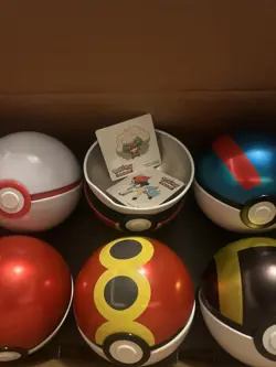 Set of 6 - Pokemon TCG Pokeball Tins Empty - Assorted Tins & STICKERS- NO PACKS - Image 2