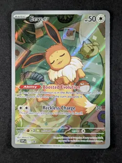 2025 Pokemon EEVEE #173 Prismatic Evolutions Black Star Promos Full Art English - Image 1