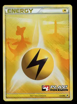 2011 POKEMON CALL OF LEGENDS AMPHAROS LIGHTNING ENERGY 91/95 PLAY! HOLO NM C - Image 1