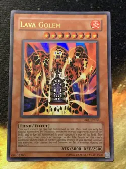 Yugioh! Lava Golem - DR1-EN051 Unlimited Edition Ultra Rare Near Mint! - Image 2