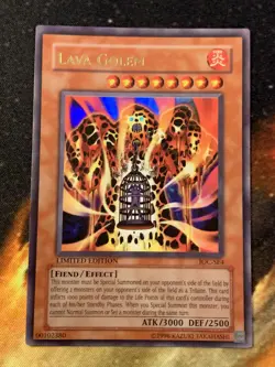 Yugioh! Lava Golem - Invasion of Chaos Special Edition IOC-SE4 Limited Near Mint - Image 1