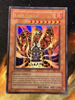 Yugioh! Lava Golem - Invasion of Chaos Special Edition IOC-SE4 Limited Near Mint - Image 2