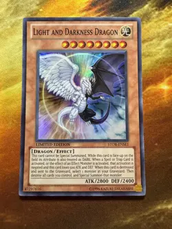Yugioh Light And Darkness Dragon STOR-ENSE1 Super Rare Limited Edition Near Mint - Image 1