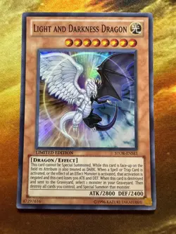 Yugioh Light And Darkness Dragon STOR-ENSE1 Super Rare Limited Edition Near Mint - Image 3