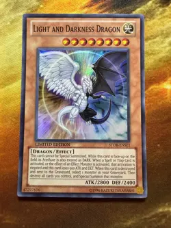 Yugioh Light And Darkness Dragon STOR-ENSE1 Super Rare Limited Edition Near Mint - Image 4
