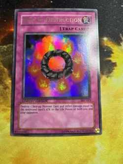 Ring of Destruction IOC-SE3 Ultra Rare Limited Near Mint Yugioh - Image 1