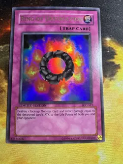 Ring of Destruction IOC-SE3 Ultra Rare Limited Near Mint Yugioh - Image 3