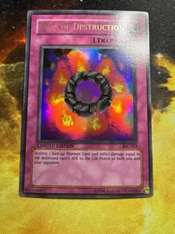 Ring of Destruction IOC-SE3 Ultra Rare Limited Near Mint Yugioh - Image 4