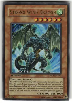 Strong Wind Dragon Ultra Rare RGBT-EN003 Raging Battle LP - Image 1